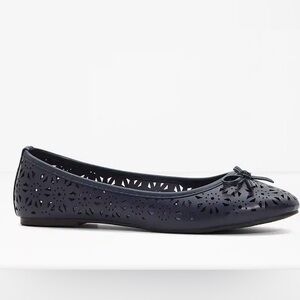 Crewcuts Girls Navy Ballet Flats